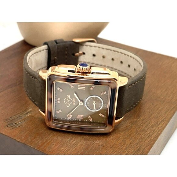 GV2 by Gevril Women's Watch 9249.5 Swiss Quartz Brown Mother of Pearl Di… - Picture 8 of 14